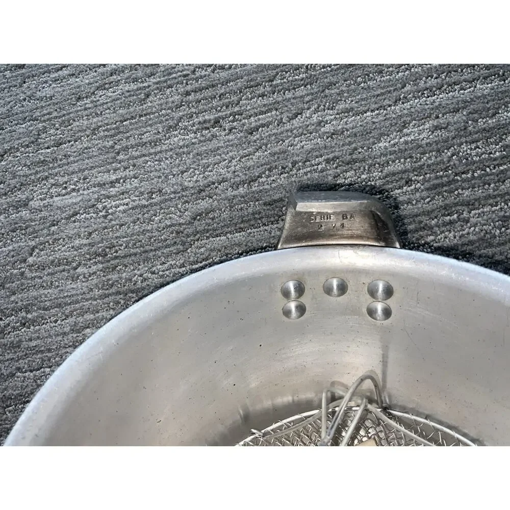 Vintage Aluminum Steam / Steel Top Made In France With Accessories